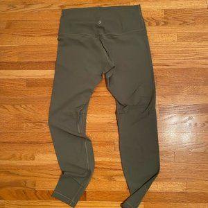 Lululemon Align Pants Size 10- Green Twill